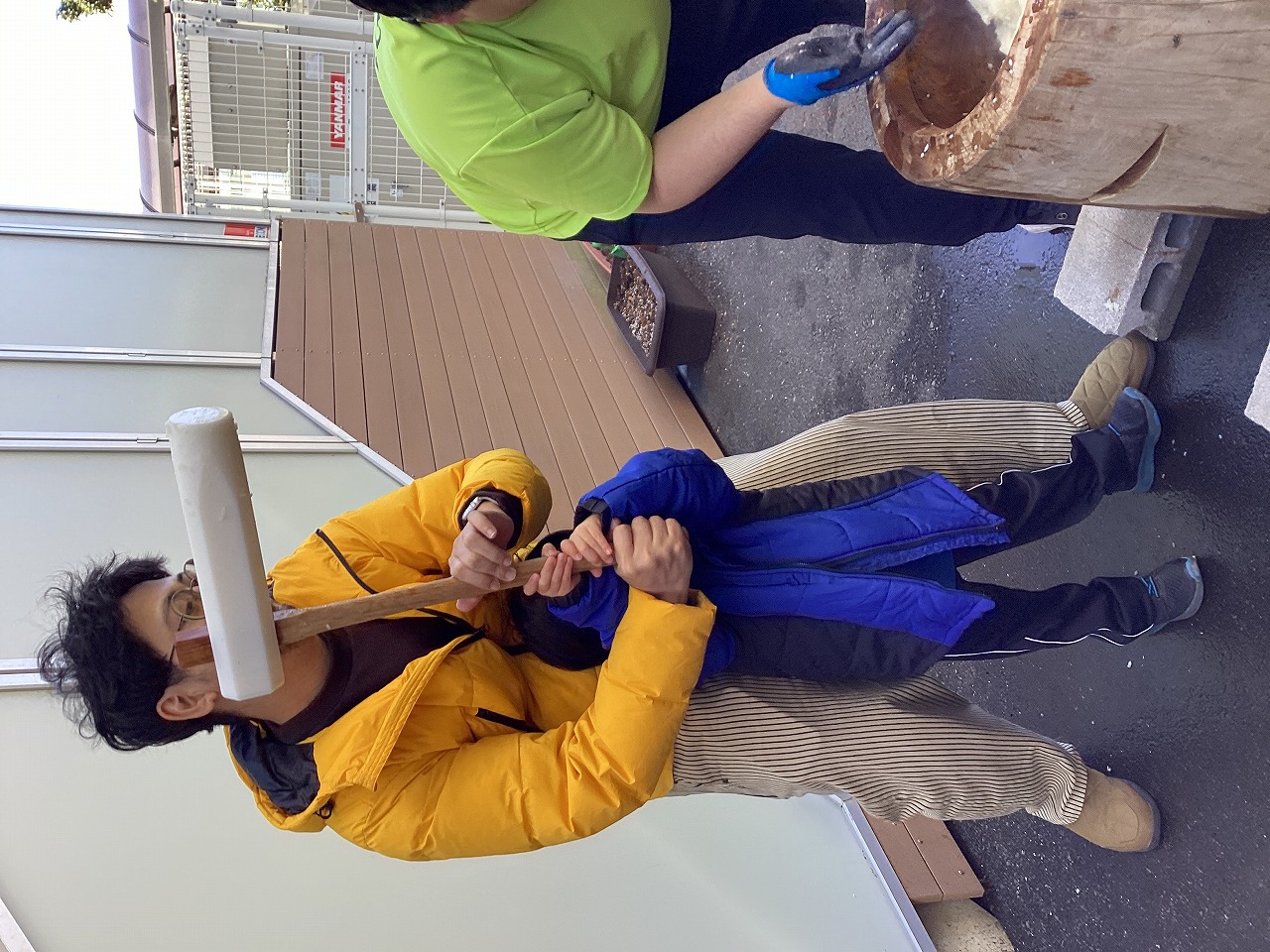 ぺったんぺったんお餅つき♪